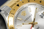 Versace Men's Watch Hellenyium GMT Two-Tone Silver V11030015 - WatchPilot