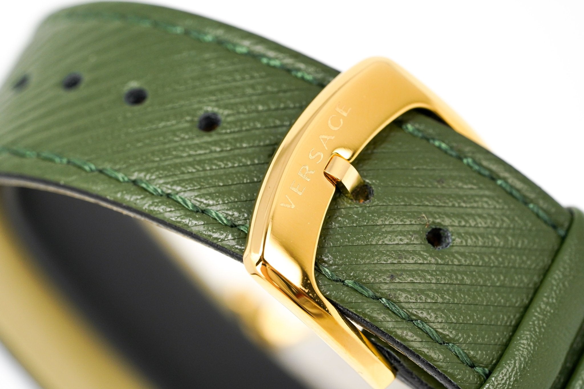 Versace Men's Watch V-Circle Small Seconds Green VBQ030017 - WatchPilot