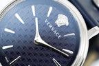Versace V-Circle 38mm Blue Silver VE8104222 - WatchPilot
