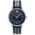 Versace V-Circle 42mm Blue Silver VE5A01121 - WatchPilot
