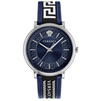 Versace V-Circle 42mm Blue Silver VE5A01121 - WatchPilot