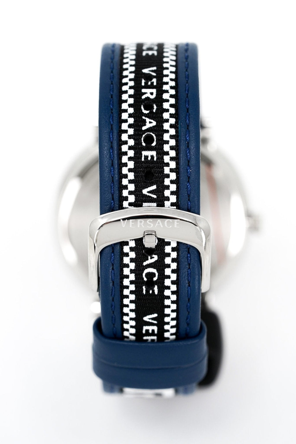 Versace V-Circle 42mm Blue Silver VE5A01121 - WatchPilot