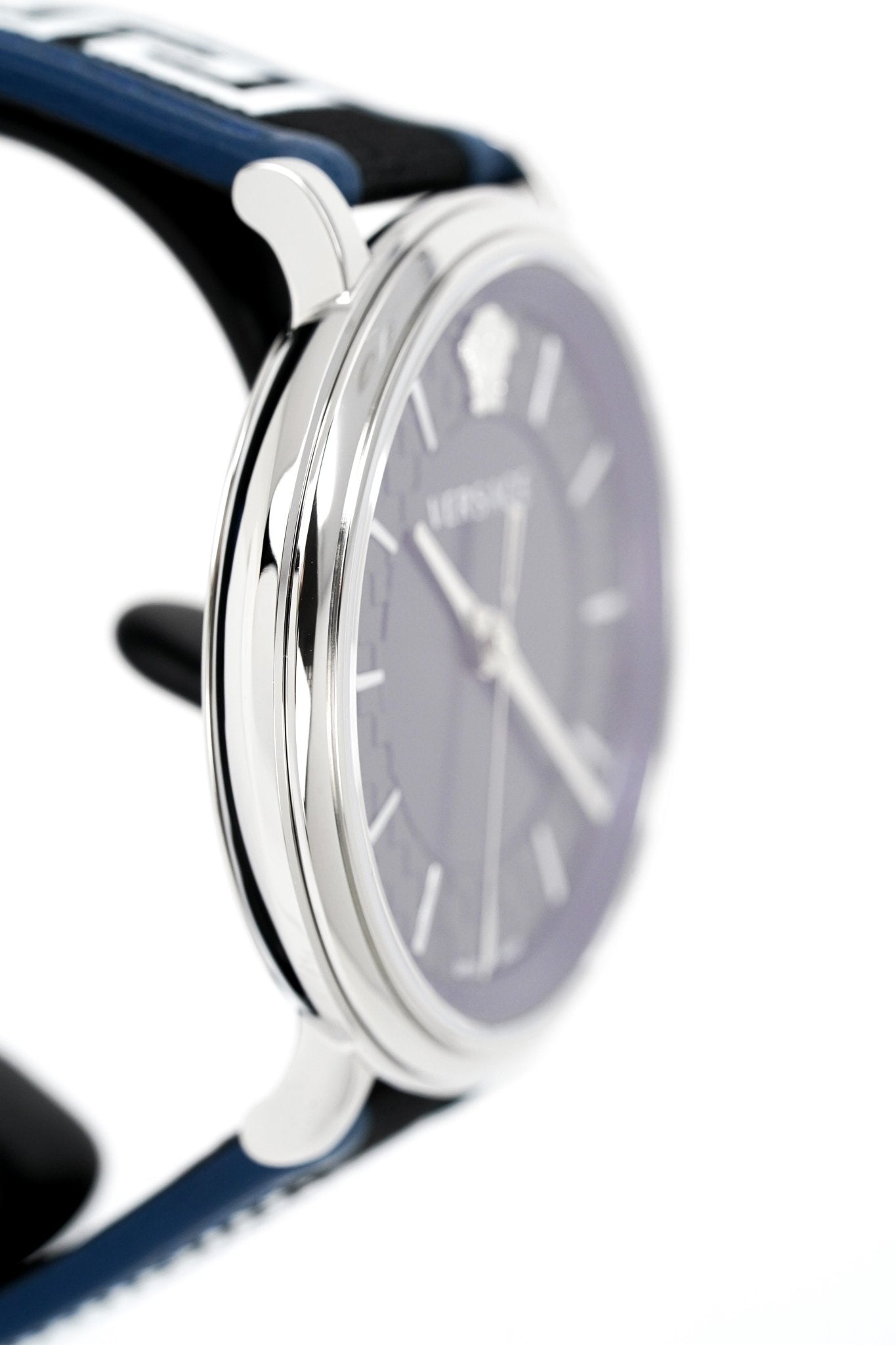 Versace V-Circle 42mm Blue Silver VE5A01121 - WatchPilot