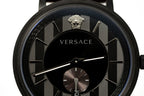 Versace V-Circle Small Seconds IP Black - WatchPilot