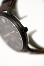 Versace V-Circle Small Seconds IP Black - WatchPilot