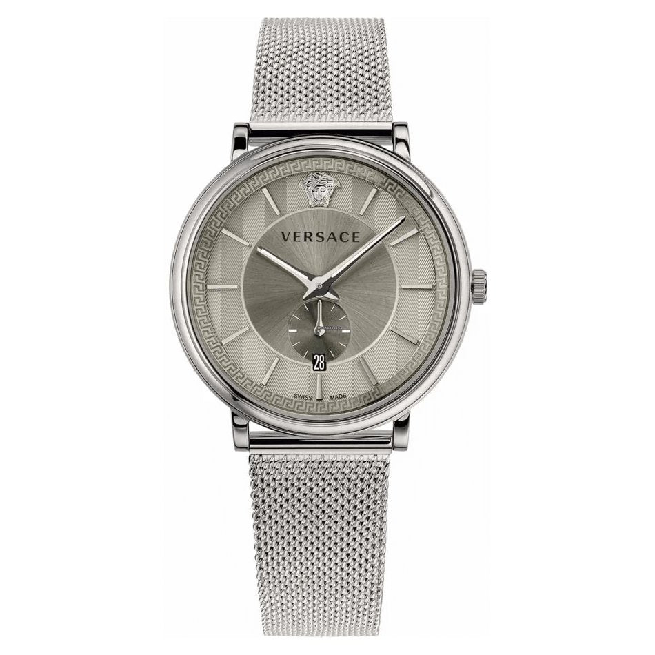 Versace V-Circle Small Seconds Silver - WatchPilot