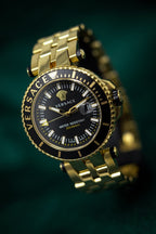 Versace V-Race Diver Gold Plated - WatchPilot