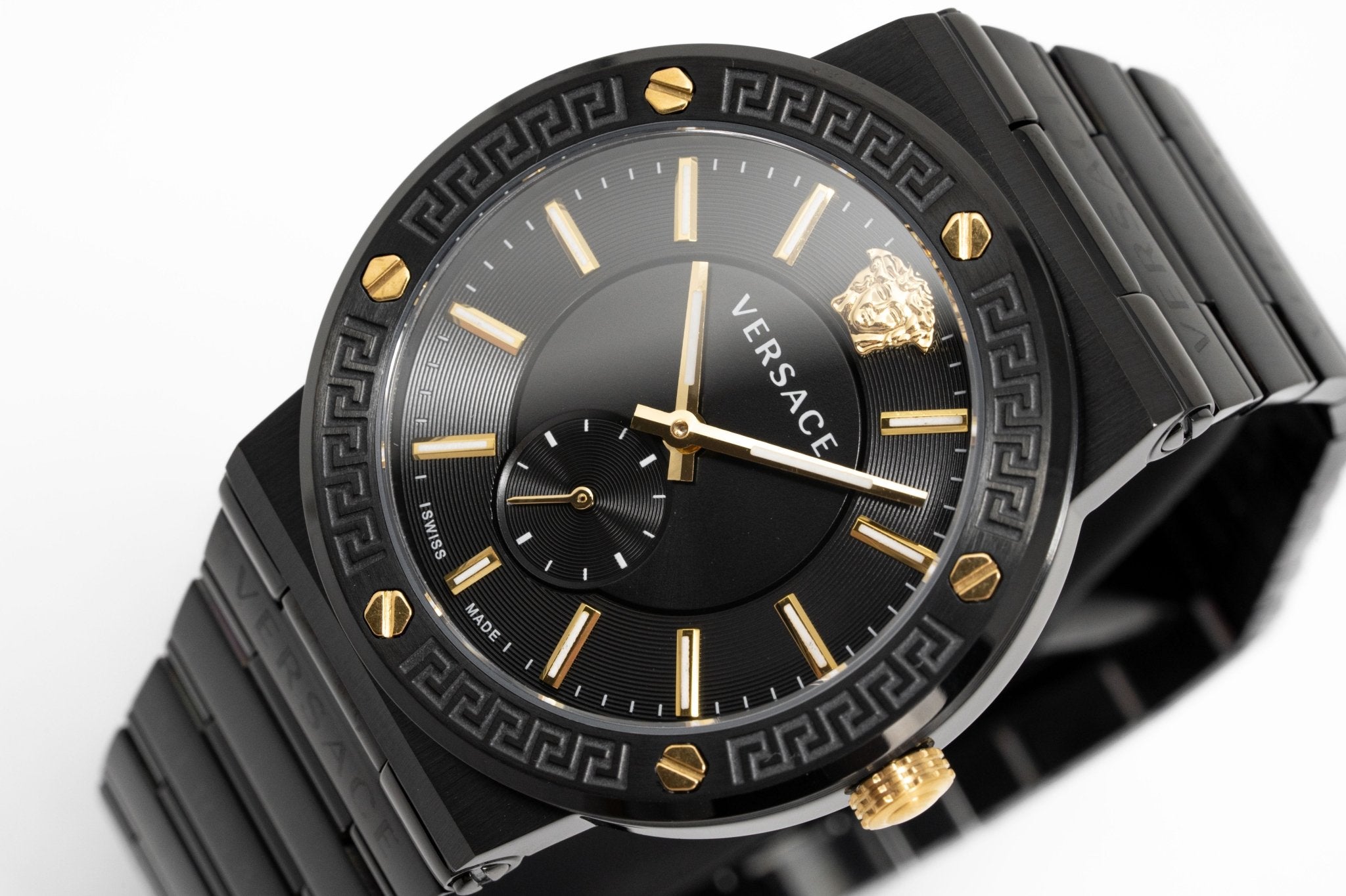 Versace Watch Greca Logo Black VEVI00620 - WatchPilot
