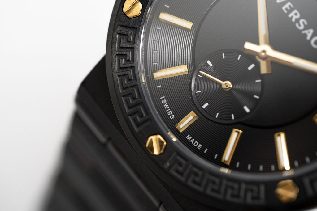 Versace Watch Greca Logo Black VEVI00620 - WatchPilot