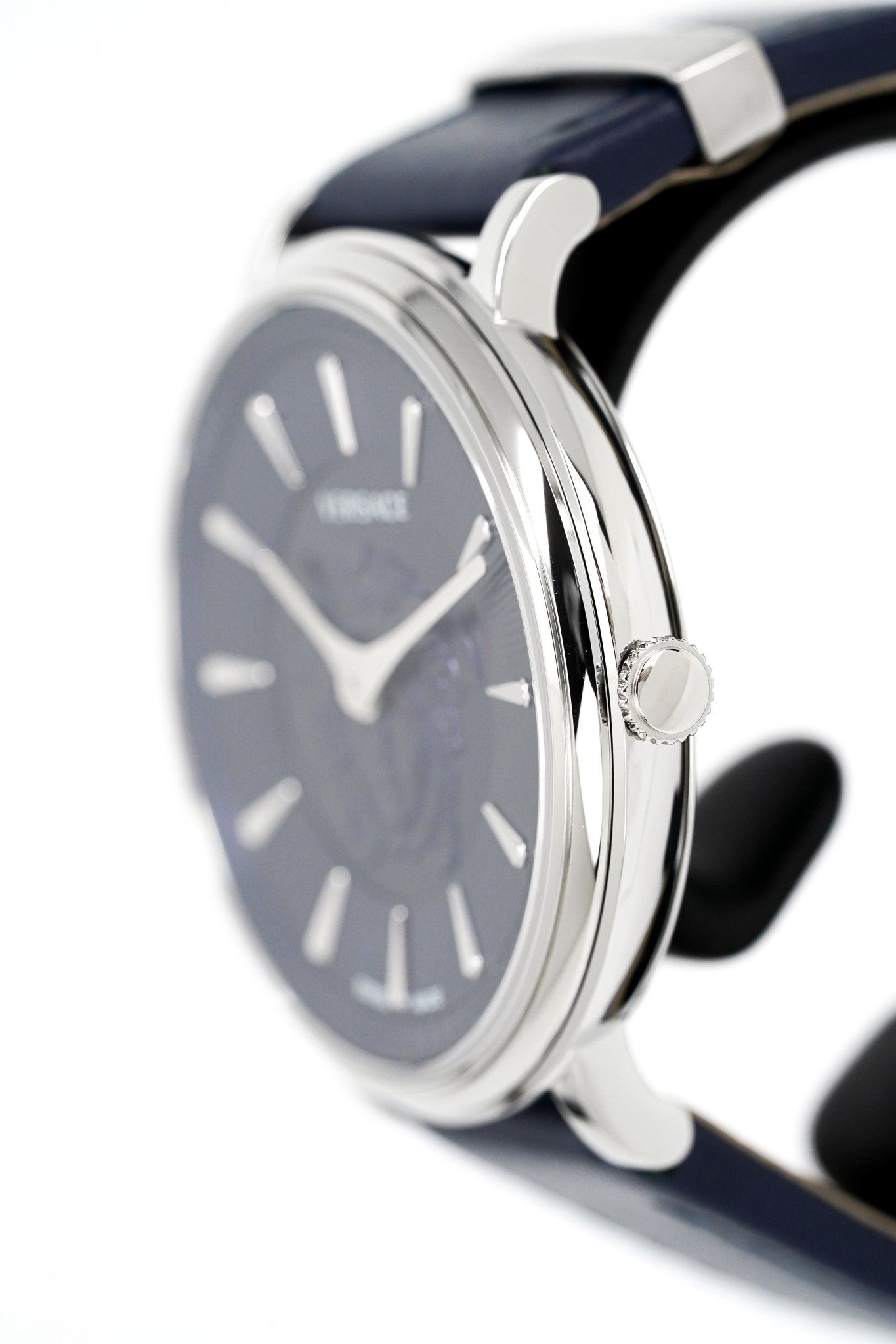 Versace Watch V-Circle 38mm Blue VE8101619 - WatchPilot