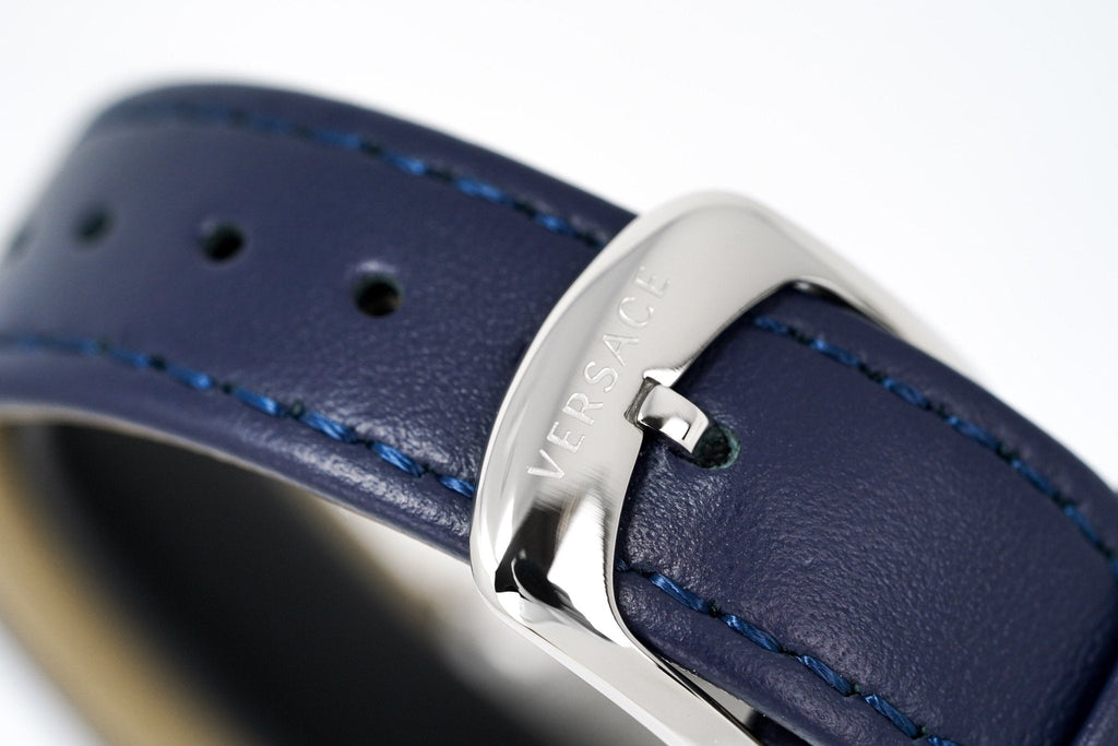 Versace Watch V-Circle 38mm Blue VE8101619 - WatchPilot