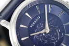 Versace Watch V-Circle 38mm Blue VE8101619 - WatchPilot