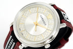 Versace Watch V-Circle 42mm Red VE5A01421 - WatchPilot