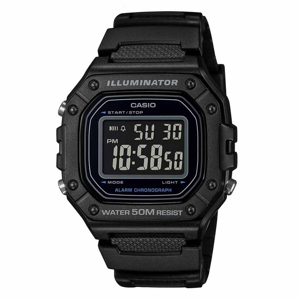 Casio Watch Chronograph Digital Black