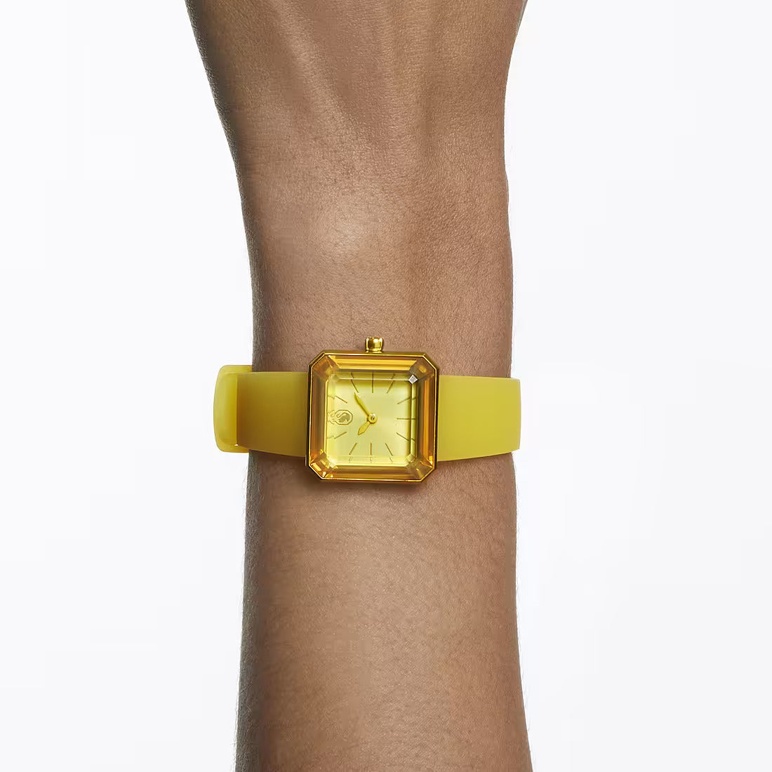 Swarovski Watch Lucent with Silicone Strap Yellow