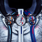 Watches - Bomberg Le Mans Men's White Watch BS45CHSP.059-4.10