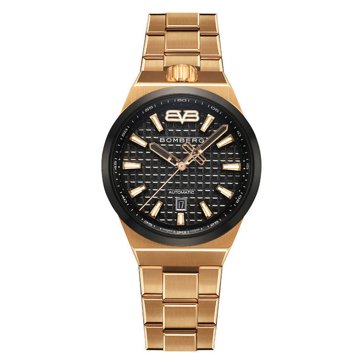Watches - Bomberg Metropolis Shanghai Automatic Limited Edition Men's Gold Watch BF43APGD.09-9.12