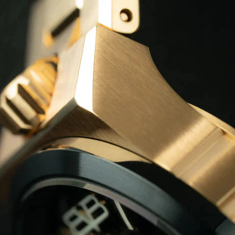 Watches - Bomberg Metropolis Shanghai Automatic Limited Edition Men's Gold Watch BF43APGD.09-9.12