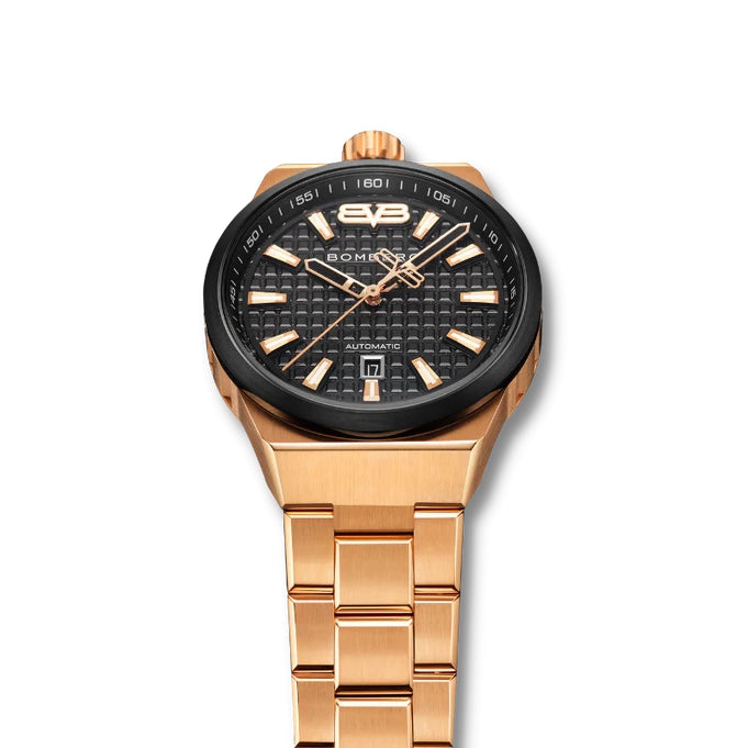 Watches - Bomberg Metropolis Shanghai Automatic Limited Edition Men's Gold Watch BF43APGD.09-9.12
