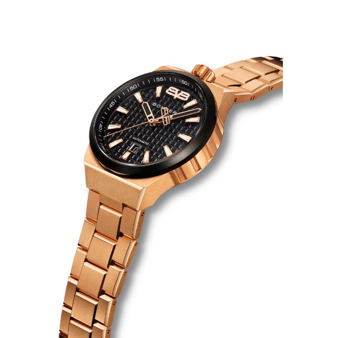 Watches - Bomberg Metropolis Shanghai Automatic Limited Edition Men's Gold Watch BF43APGD.09-9.12