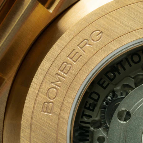 Watches - Bomberg Metropolis Shanghai Automatic Limited Edition Men's Gold Watch BF43APGD.09-9.12