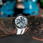 Watches - Bomberg Yas Marina Men's White Watch BS45CHSP.059-20.12