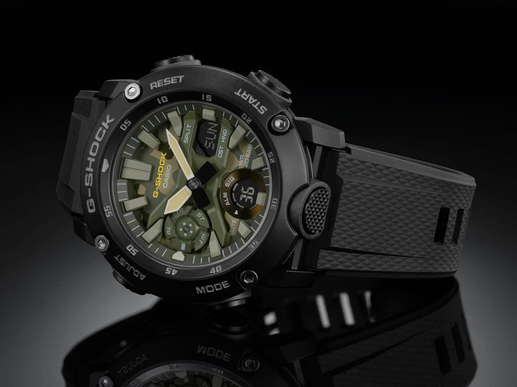 Watches - Casio G-Shock Men's Green Watch GA-2000SU-1AER