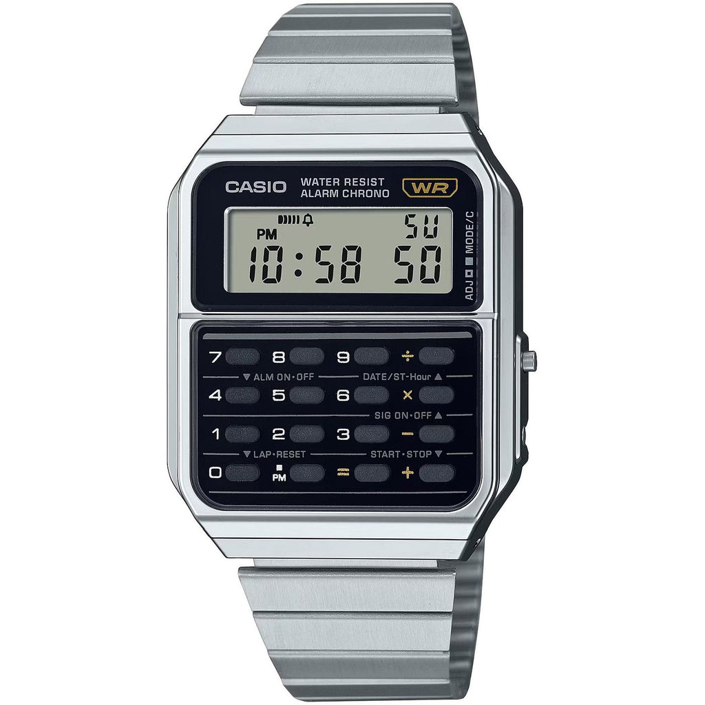 Casio Vintage Unisex Silver Watch