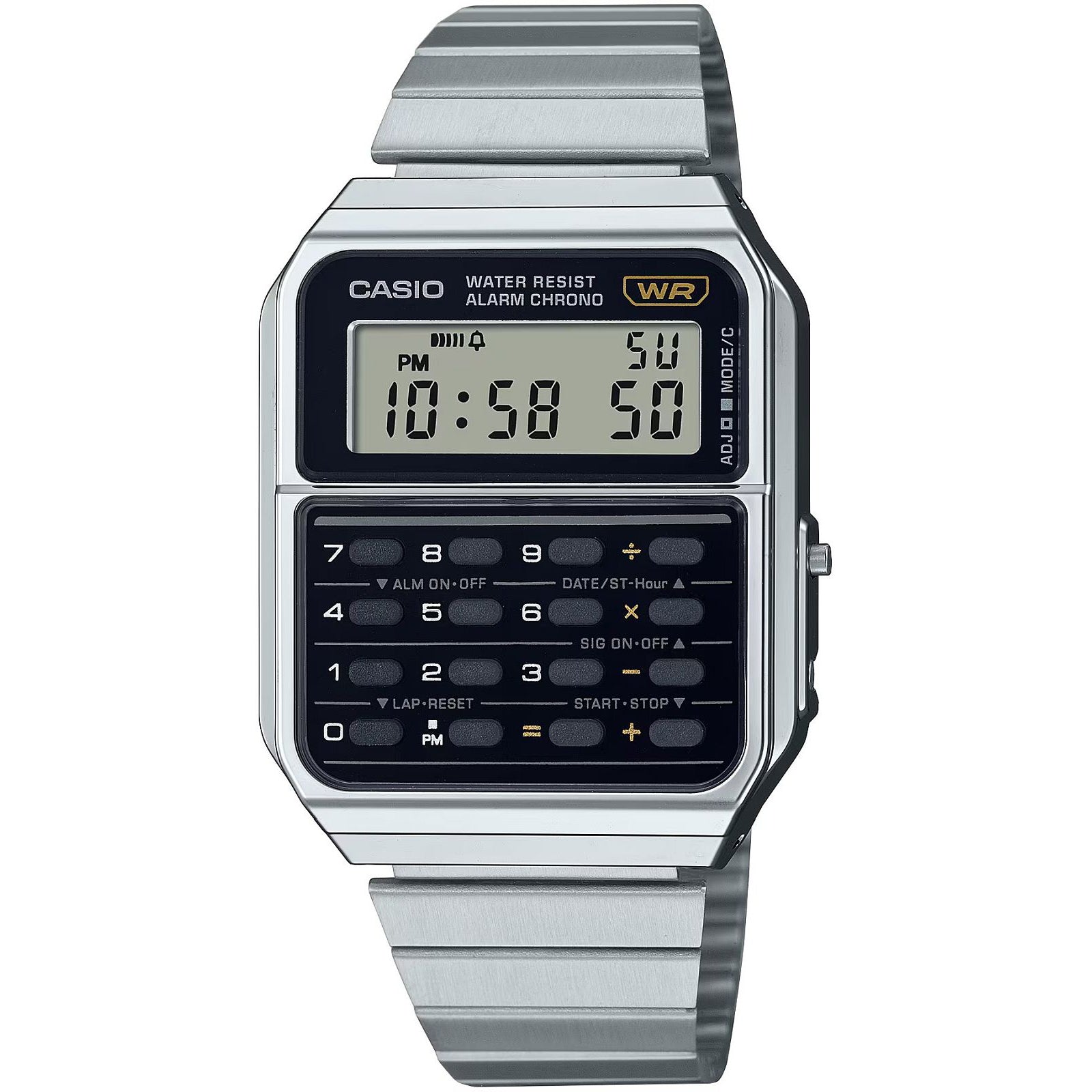 Casio Vintage Unisex Silver Watch