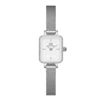 Daniel Wellington Quadro Mini Lumine Bezel Silver Watch